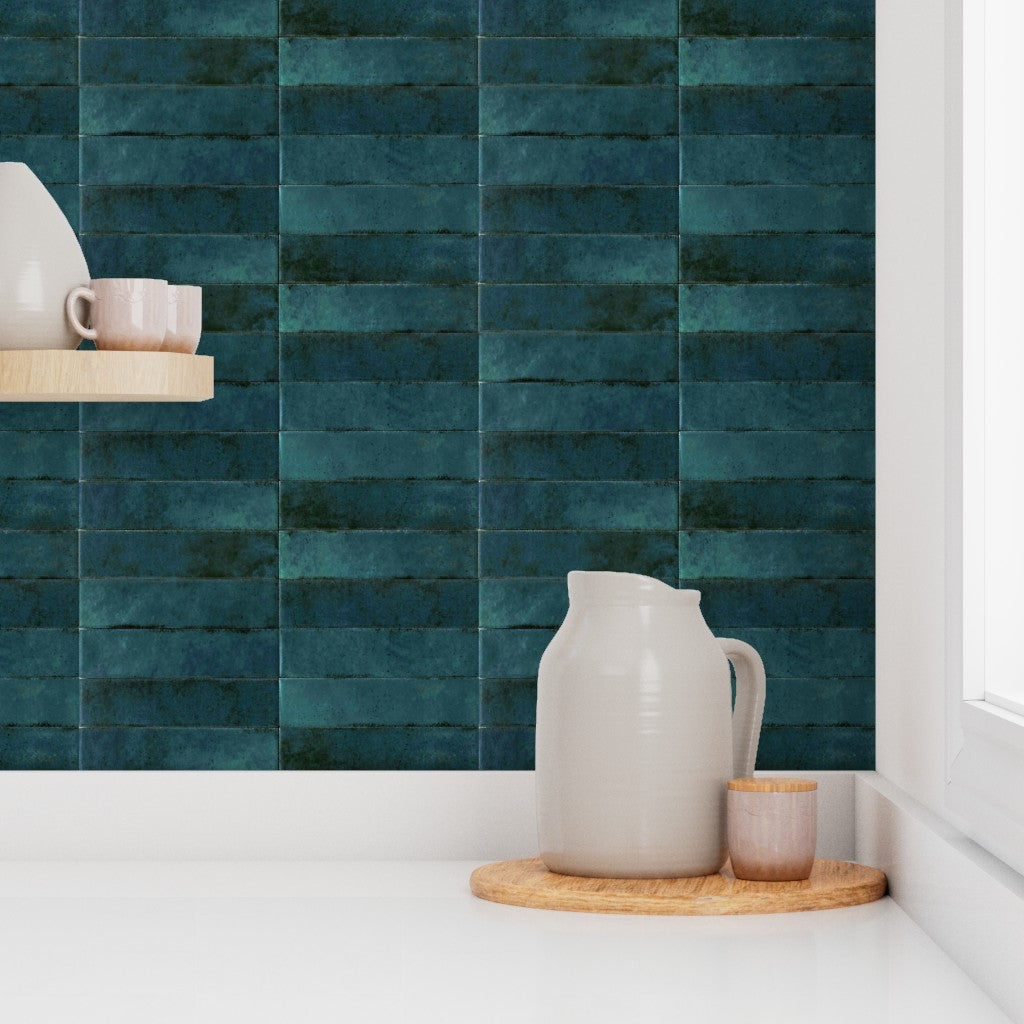 Italian Tile - Aqua
