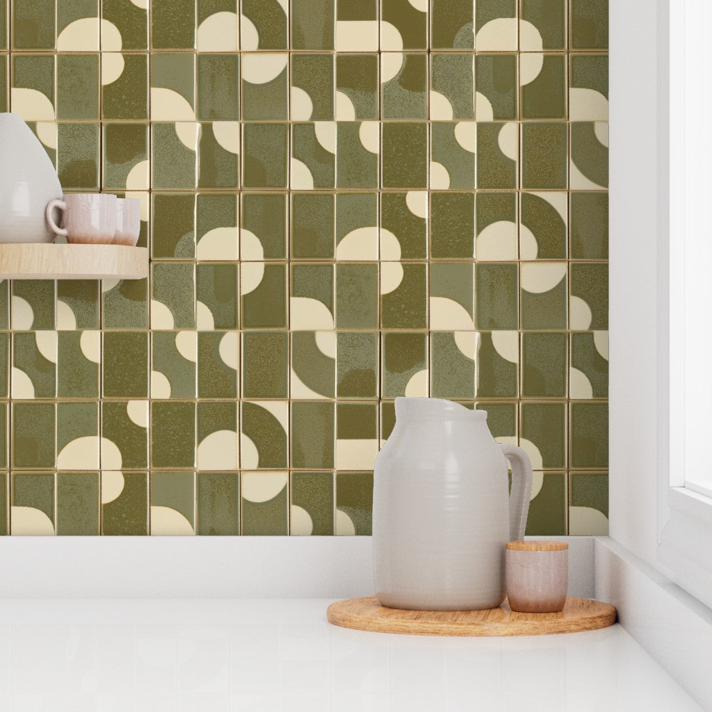 Abstract Ceramic Tile